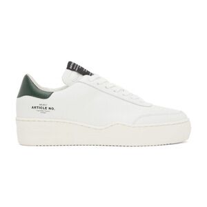 Article No. White & Green 0517 Low-Top Sneakers Men’s Size 8